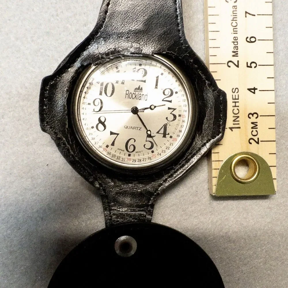 Vintage Rockland Pocket‎ Watch With Leather Case